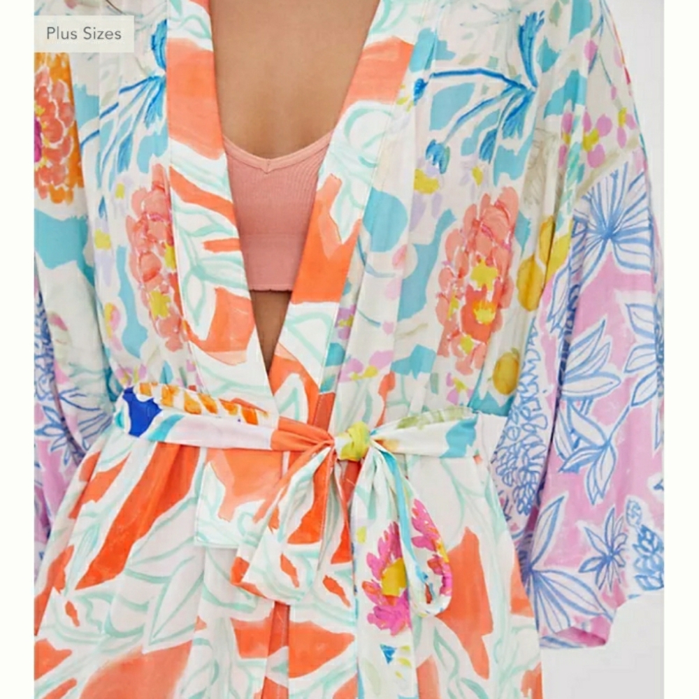 Anthr0plogie sisters gulassa full bloom robe - Picture 4 of 6